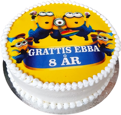 Minionerna tårta
