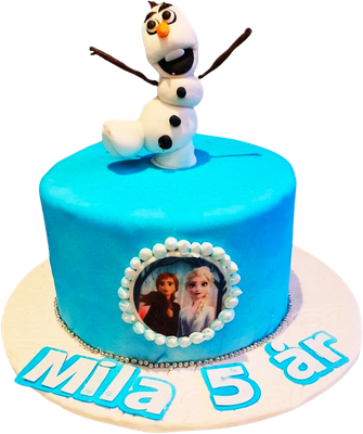 Olaf (Frozen) tårta