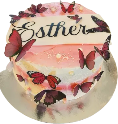 Fjärilsfantastens tårta