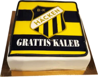 Häcken fotbollslag tårta