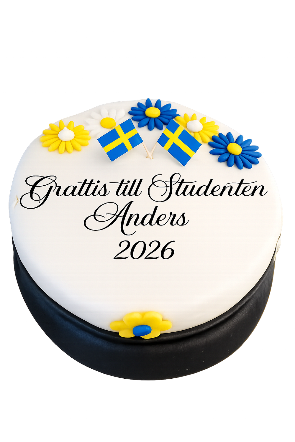 Studenttårta med mössa