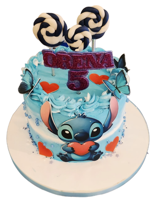 Stitch tårta
