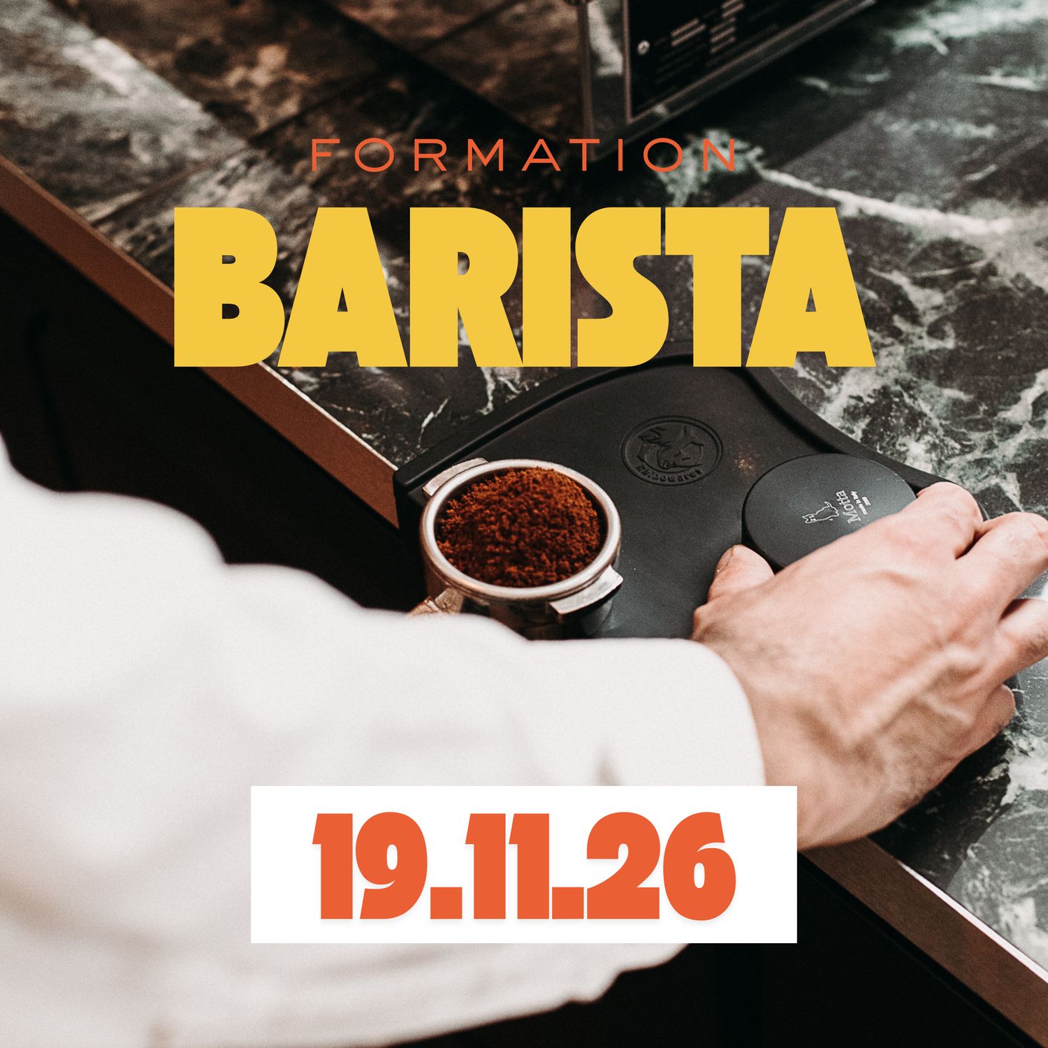 Formation Barista - Jeudi 19 novembre 2026 à 18H30