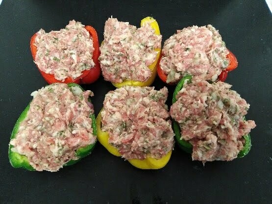 Poivrons farcis l'unité