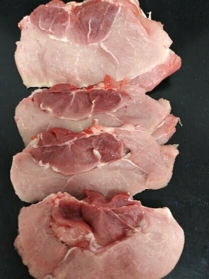Lot de 2 escalopes de jambon de porc sous vide