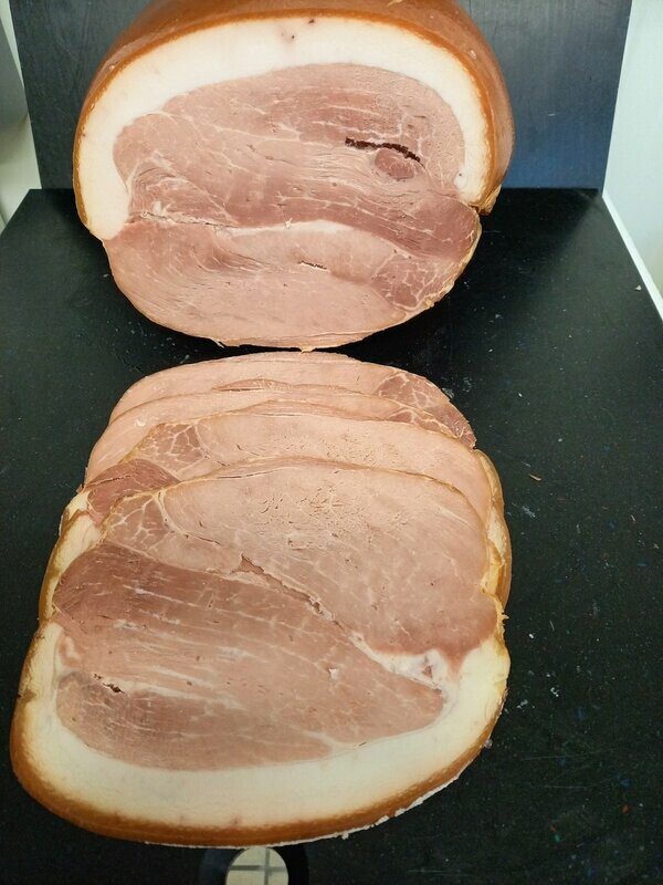 Lot de 2 tranches de jambon fumé fines tranches