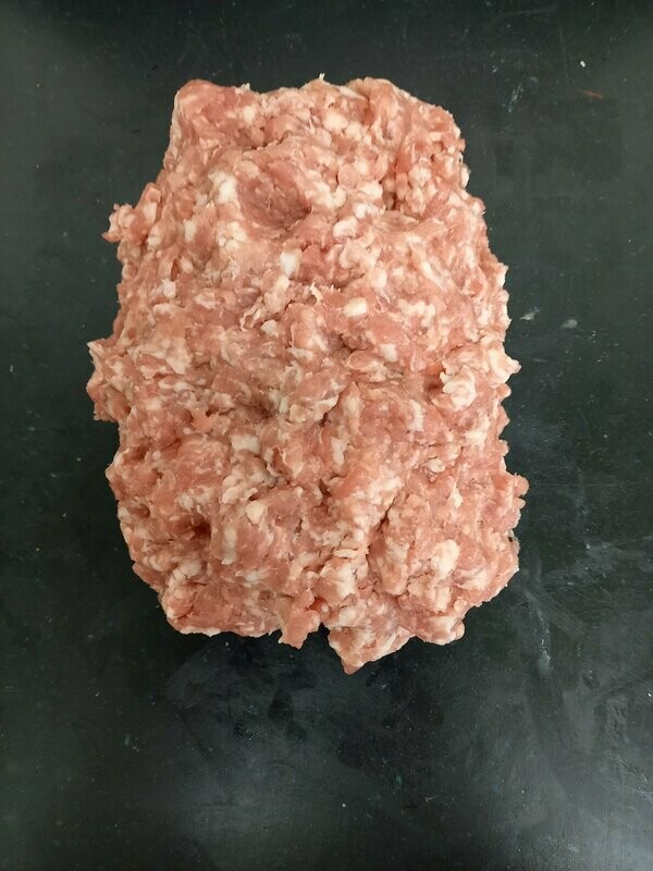 Portion de 500 gr hachis de porc sous vide
