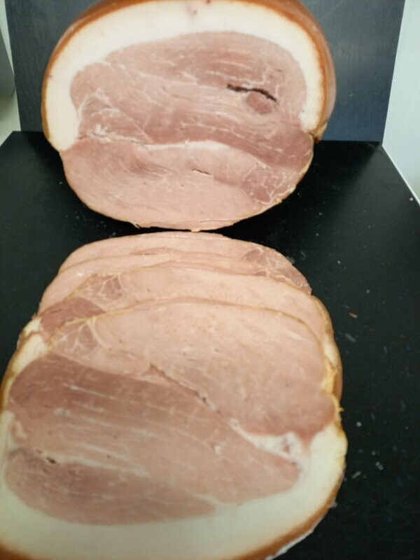 Lot de 2 tranches de jambon fumé tranches épaisses