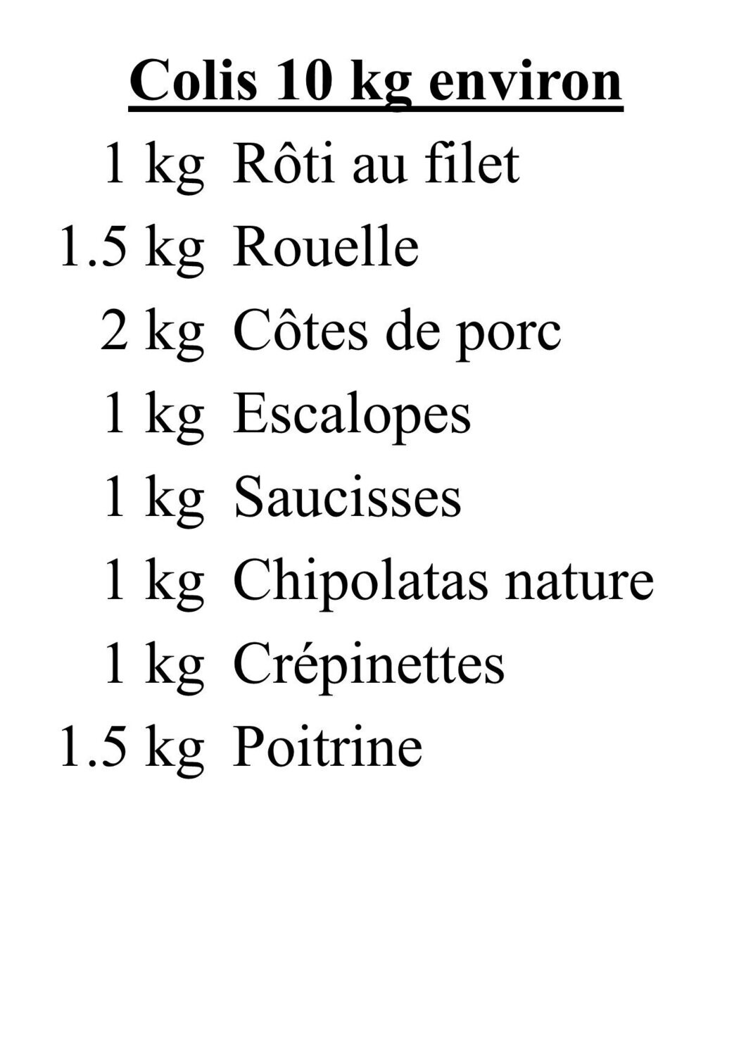 colis porc 3.0