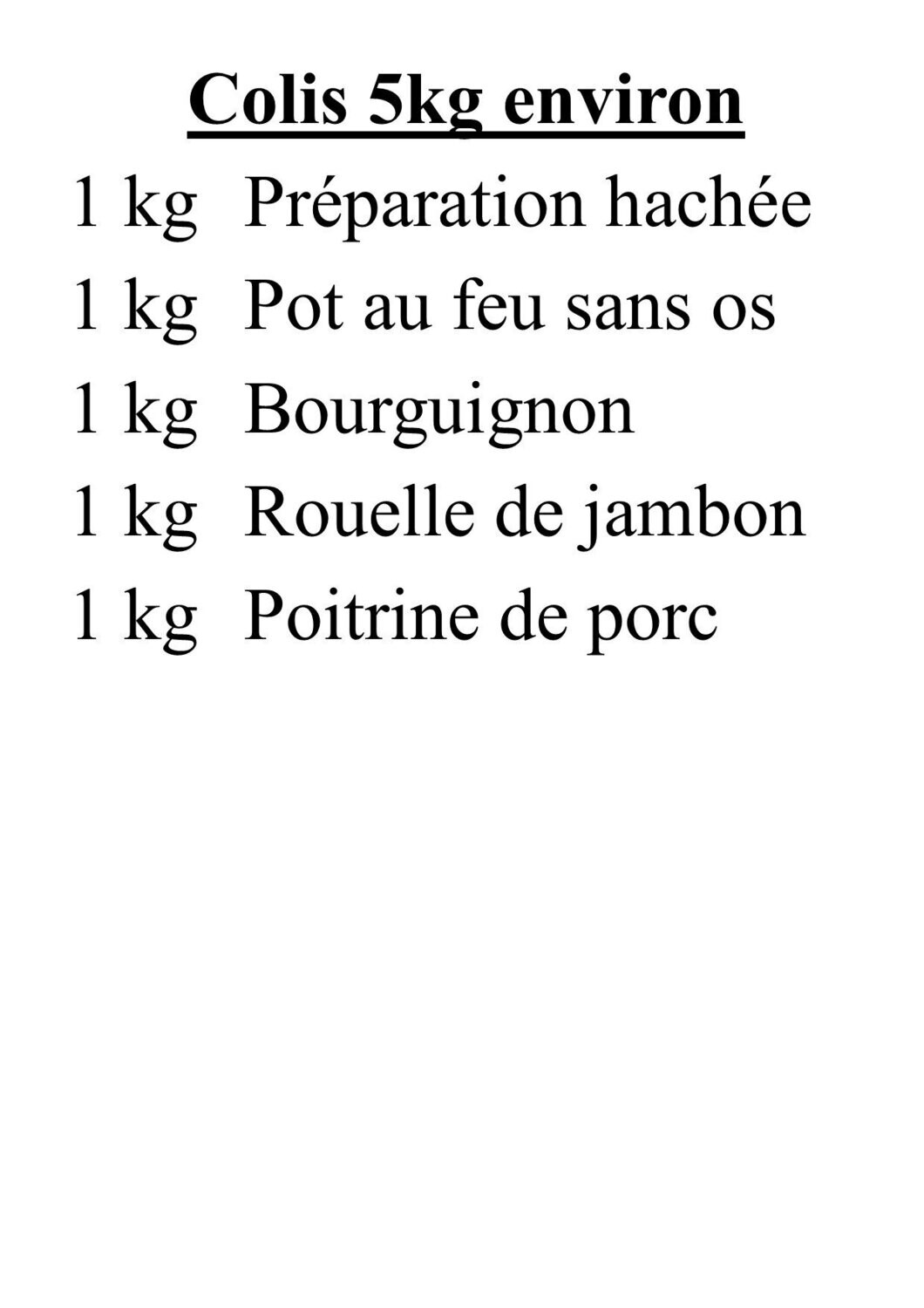 Colis Bovin - Porc 2.0