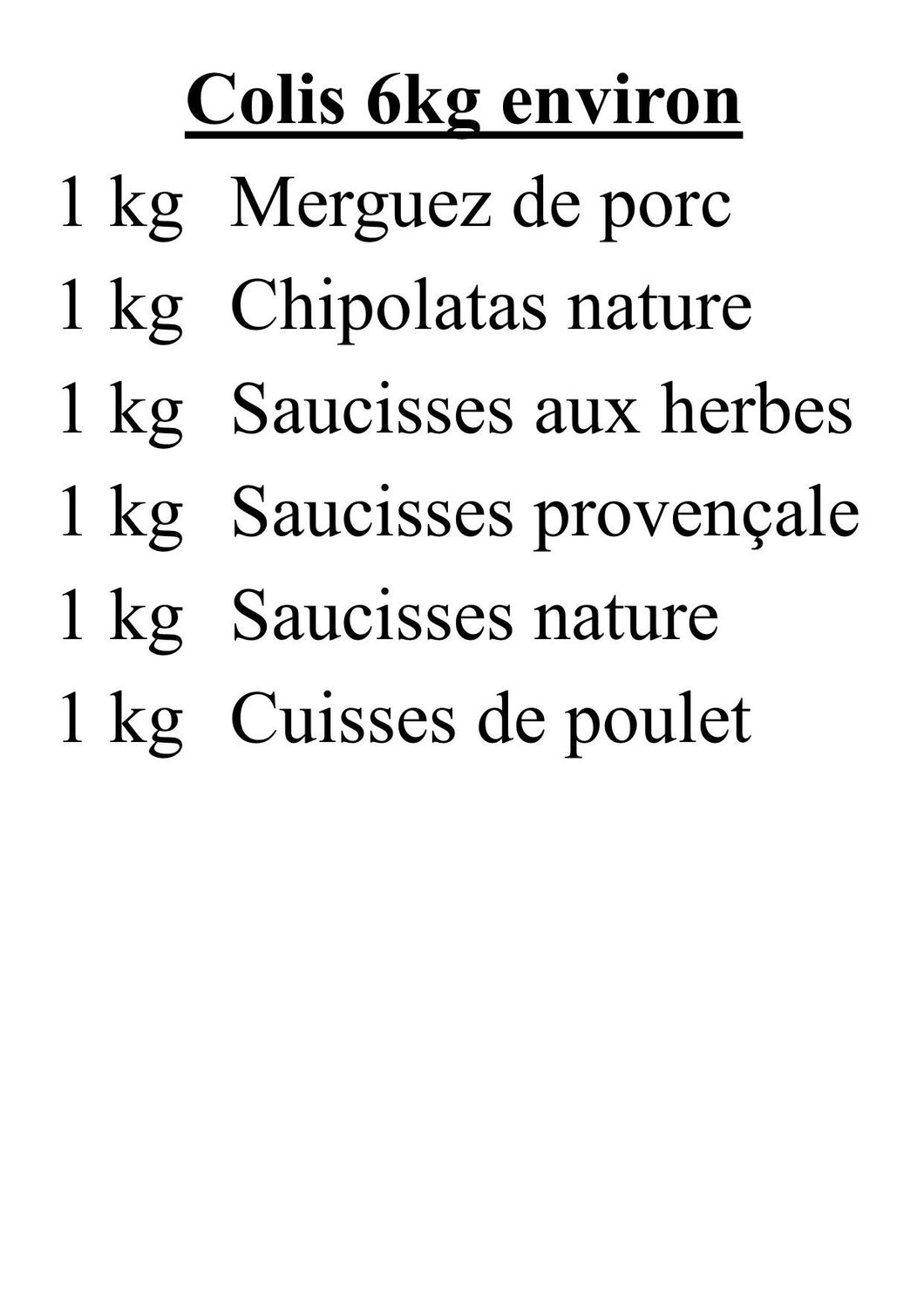 Colis Barbecue Porc-Poulet 3.1