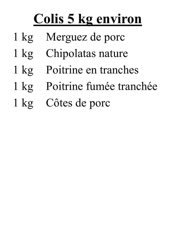 Colis Barbecue Porc 3.0