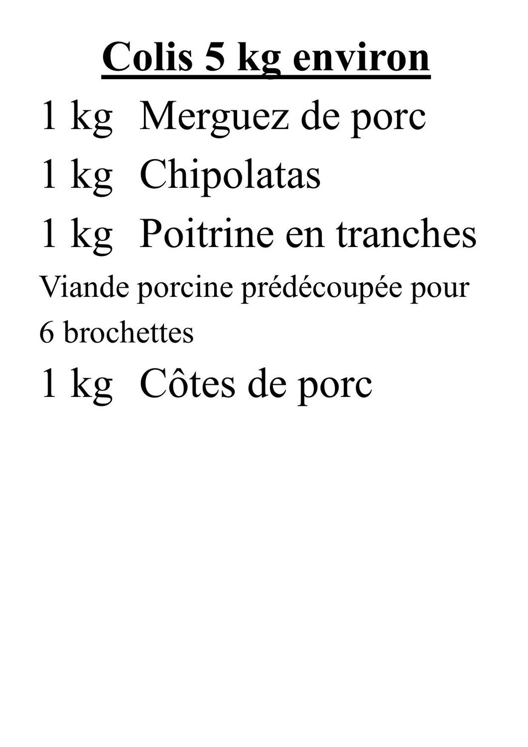 Colis Barbecue Porc 3.1