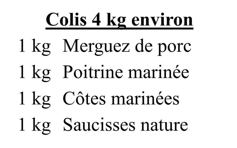 Colis Barbecue Porc mariné 2.1