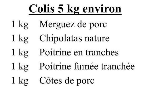 Colis Barbecue Porc 3.0