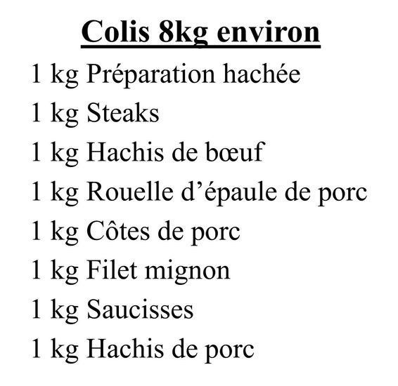 Colis Bovin - Porc 4.0