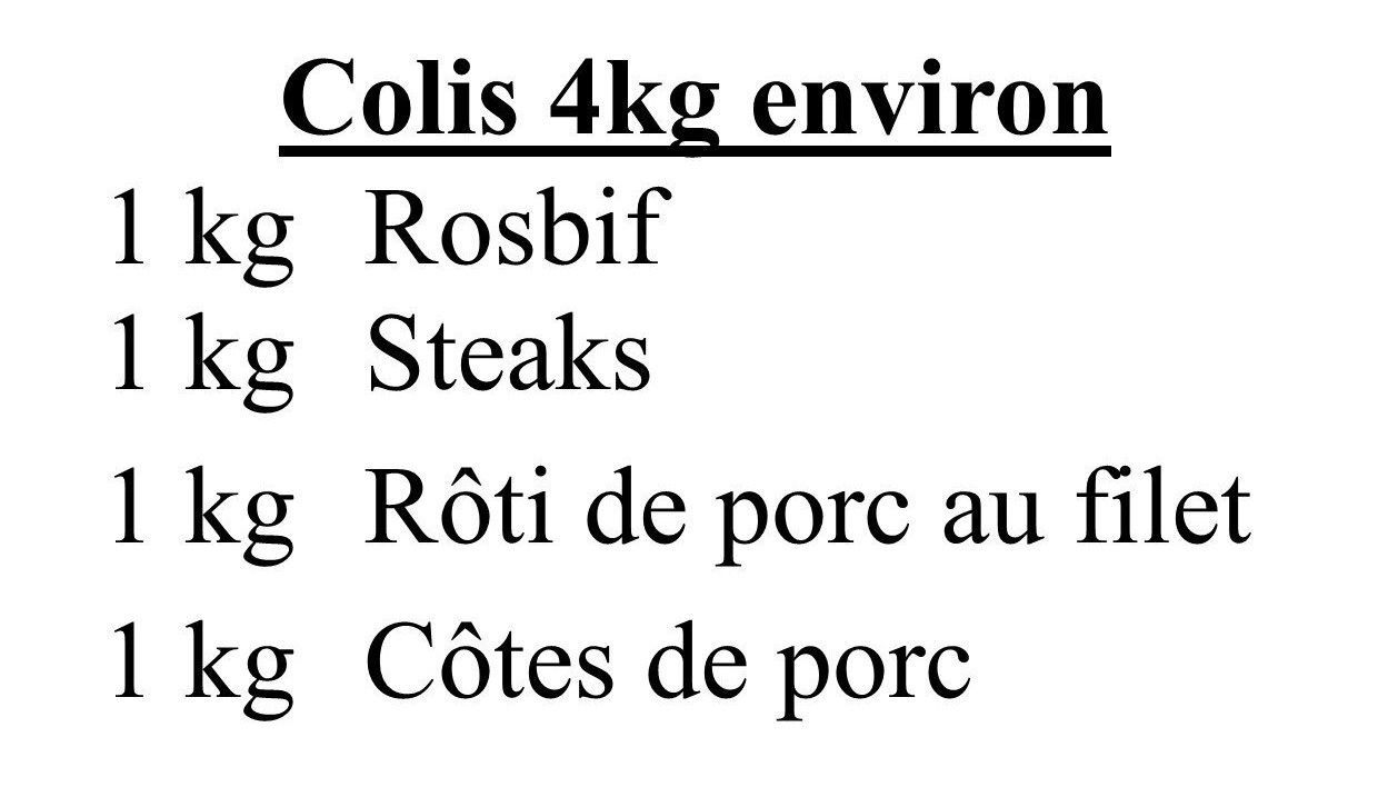 Colis Bovin - Porc 1.0