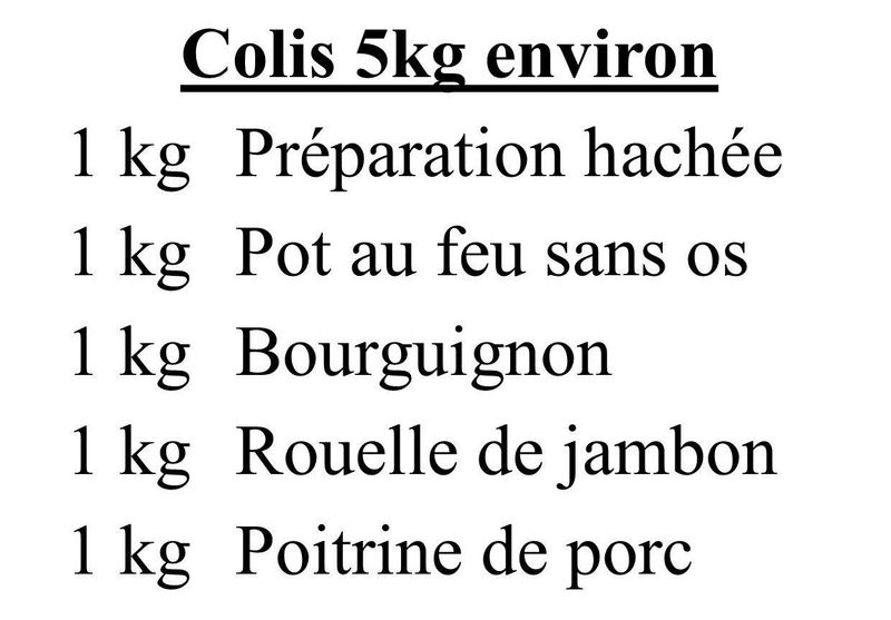 Colis Bovin - Porc 2.0