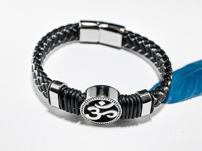 Lederarmband Ohm