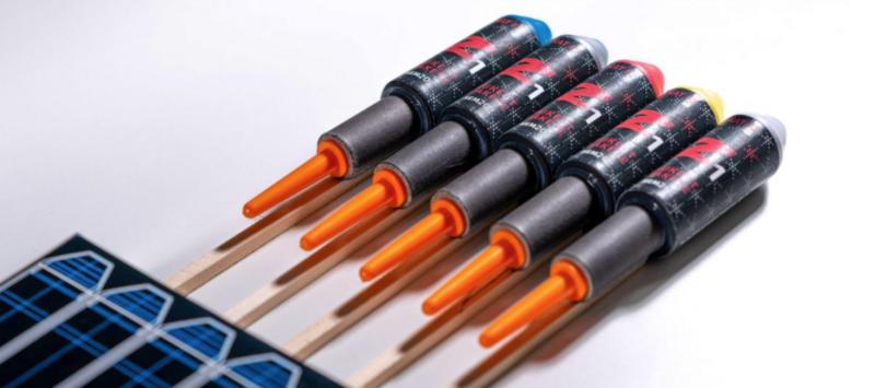 Zink-Bukettraketen Z1, 10er-Rak.-Btl.