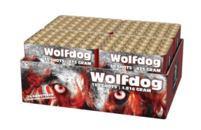 Wolfdog Verbundfeuerwerk,
130 Schuss