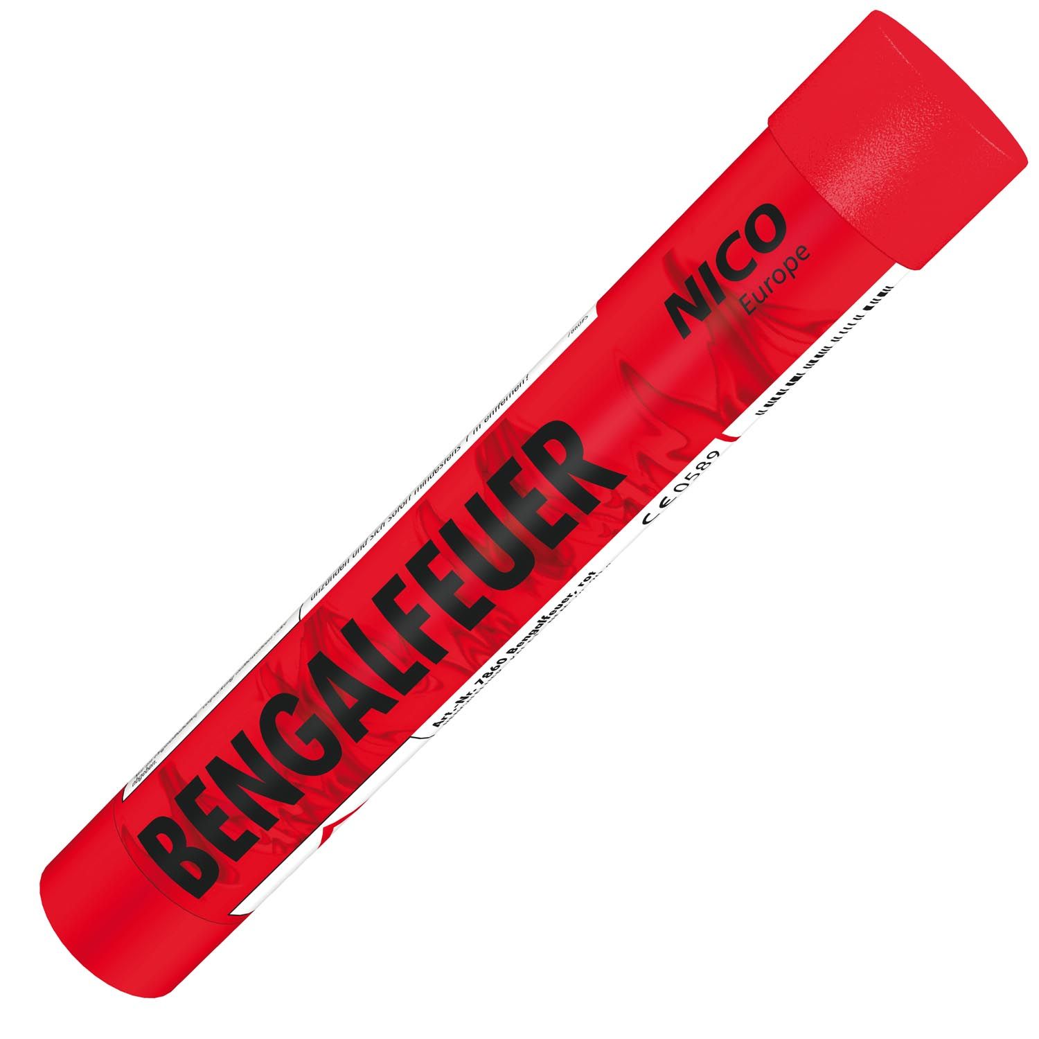 Bengalfeuer, rot, KAT F1