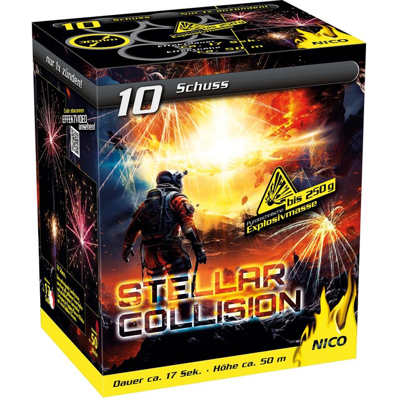 Stellar Collision, 10 Schuss