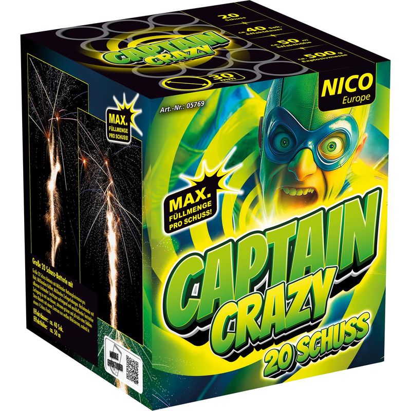 Captain Crazy, 20 Schuss