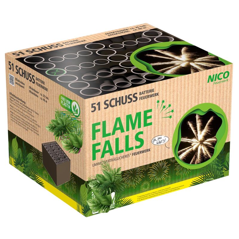 Flame Falls, 51 Schuss