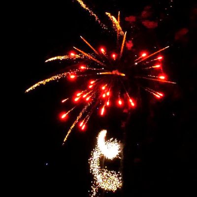 Vamp F3-Feuerwerksbatterie, 30mm, 49 Schuss, 30s