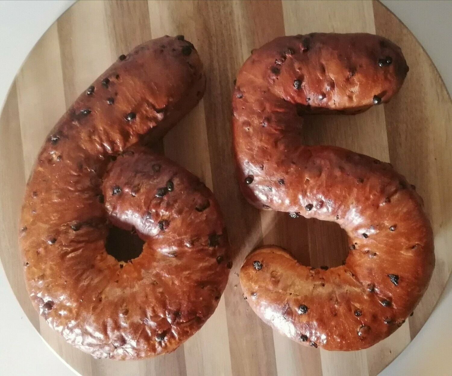 Wit tarwe rozijnen krentenbrood (Cijferbrood)
