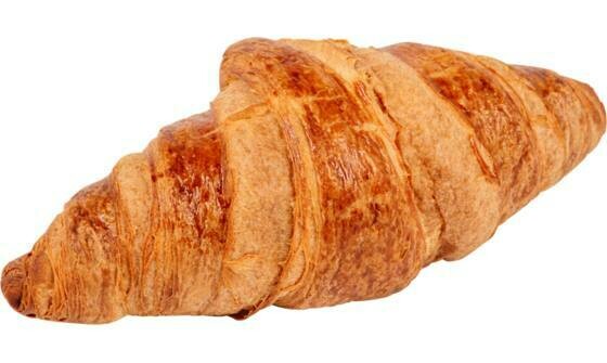 Wit tarwebroodje Franse roomboter croissant