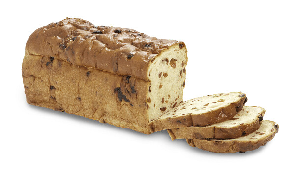 Wit tarwe rozijnen krentenbrood