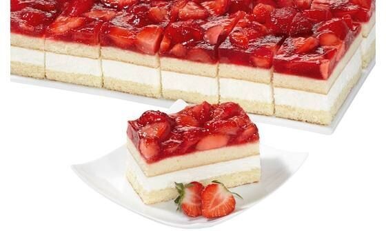 Gluten en lactose vrij gebak Aardbei