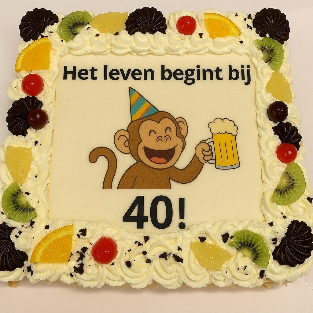 Fototaart vierkant 12 p.