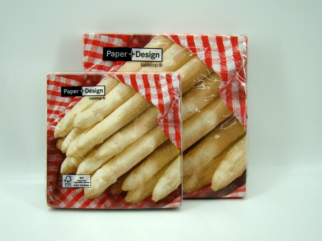 servetten klein asperges