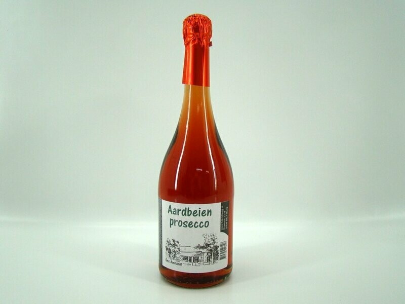 prosecco aardbeien, fles 75cl