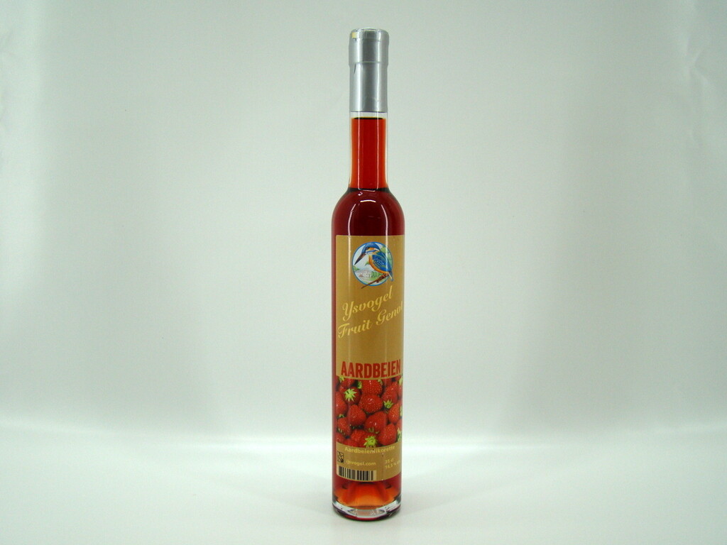 likeur aardbeien, fles 35cl