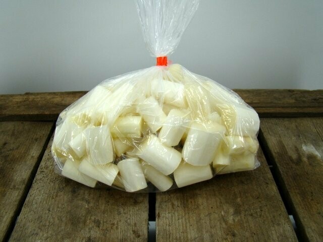 dikke geschilde stukjes