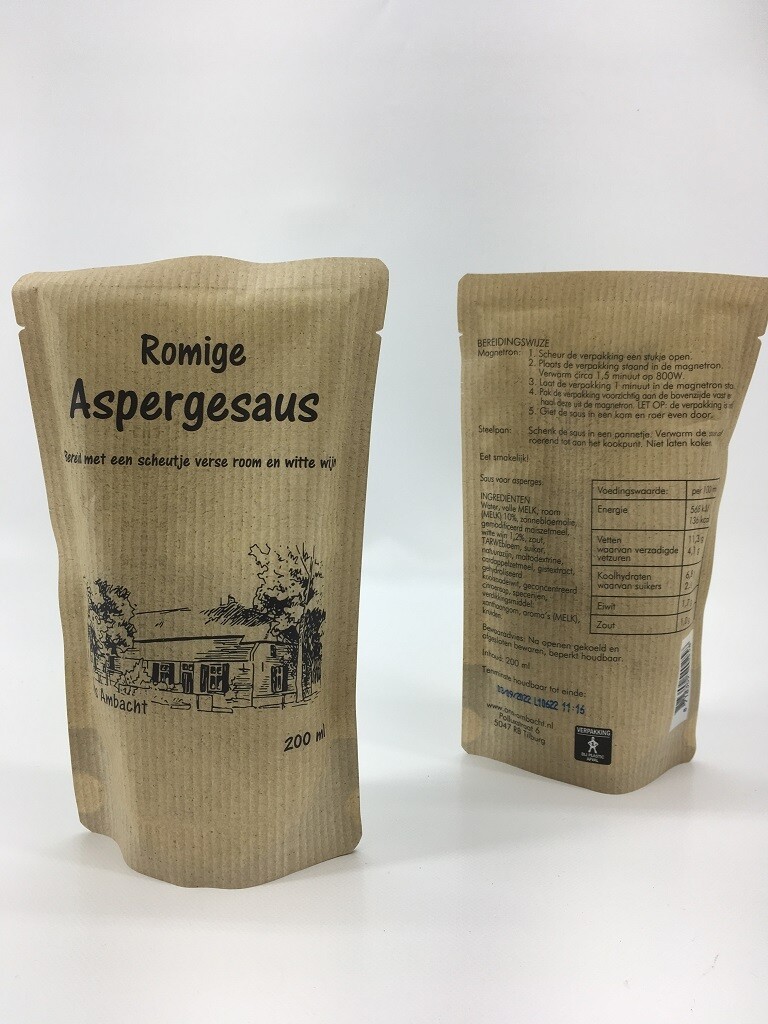 ambachtelijke romige aspergesaus
