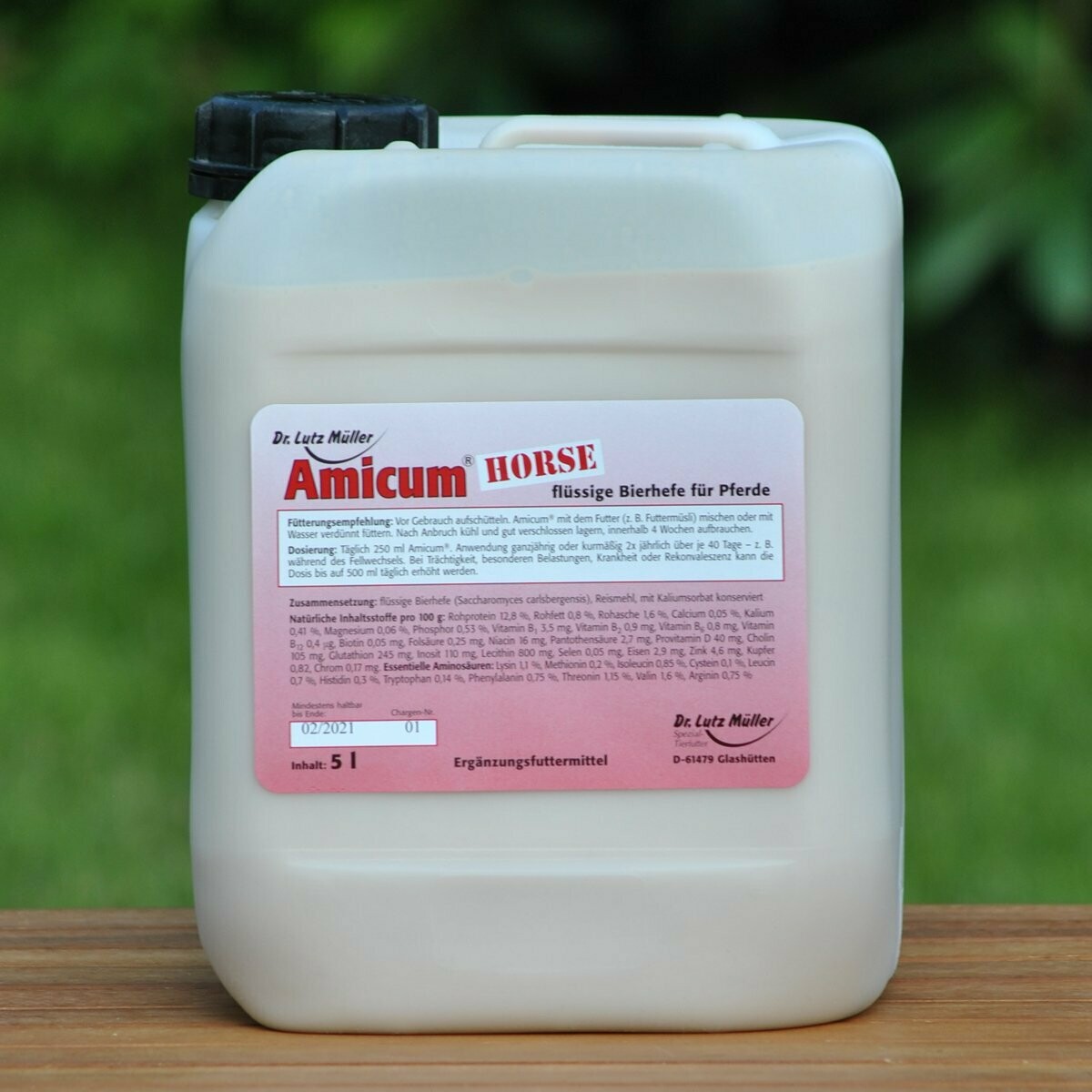 Amicum® Horse - flüssige Bierhefe, 5 l Amicum® Horse - flüssige Bierhefe, 5 l