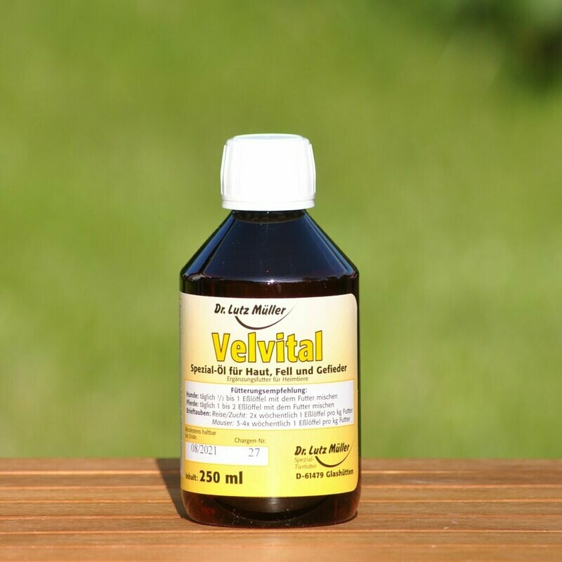 Velvital - Haut- und Fell-Öl, 250 ml Velvital - Haut- und Fell-Öl, 250 ml
