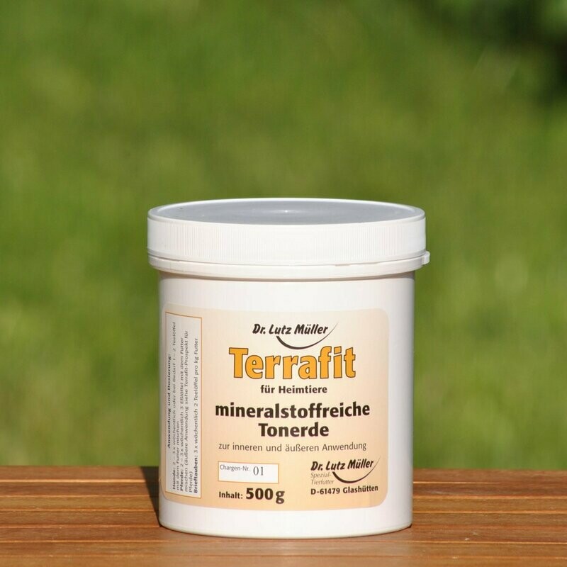 Terrafit - mineralstoffreiche Tonerde, 500 g Terrafit - mineralstoffreiche Tonerde, 500 g