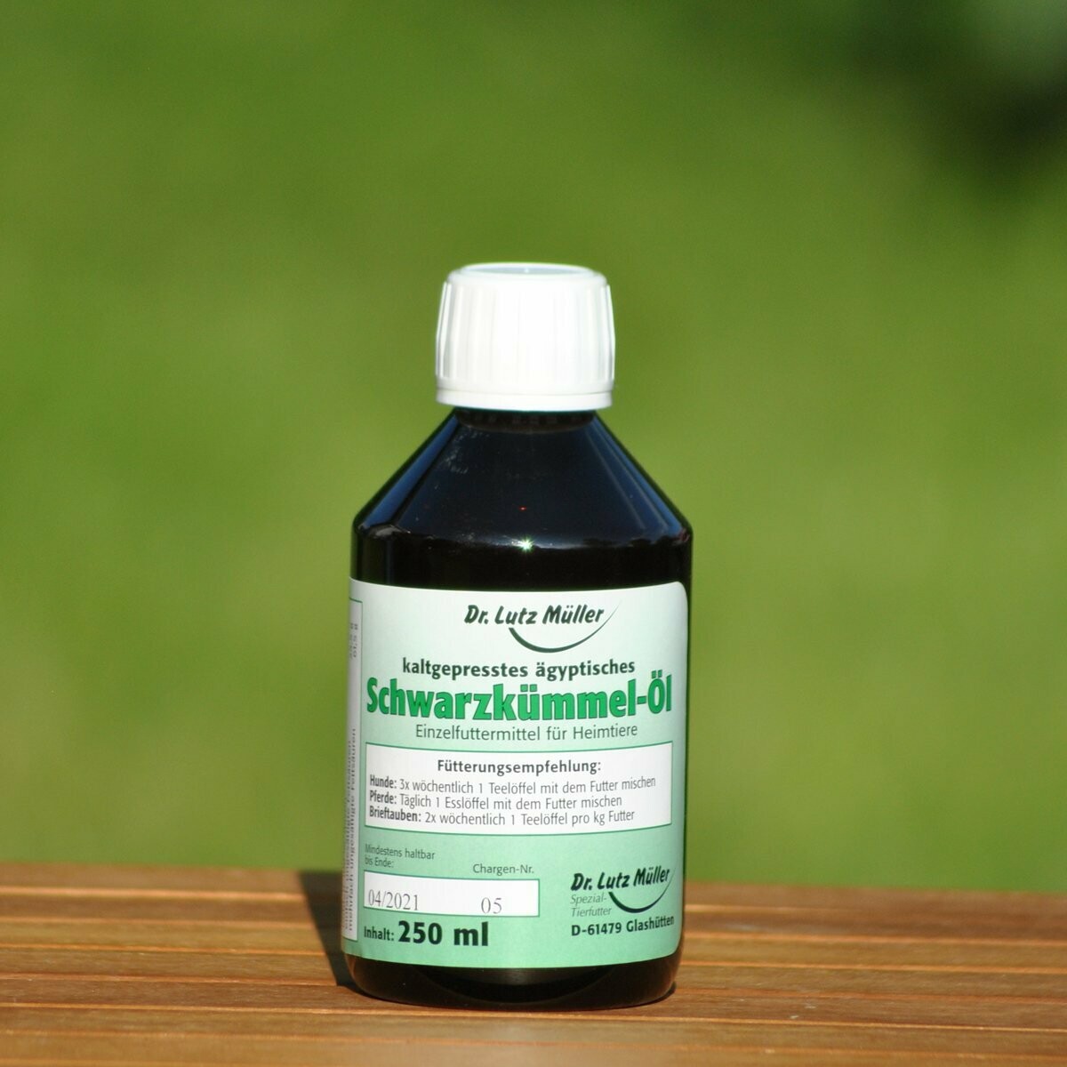 Schwarzkümmel-Öl, kaltgepresst, 250 ml Schwarzkümmel-Öl, kaltgepresst, 250 ml