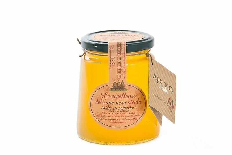 Miele di ape nera - Millefiori 250 gr