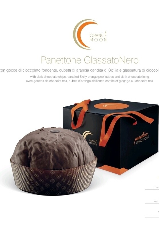 Panettone glassato nero 1 kg Panettone glassato nero 1 kg