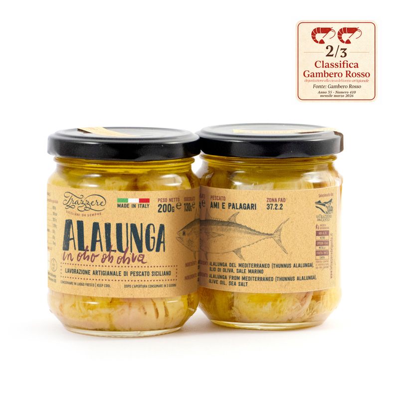 Tonno alalunga del mediterraneo 200 gr