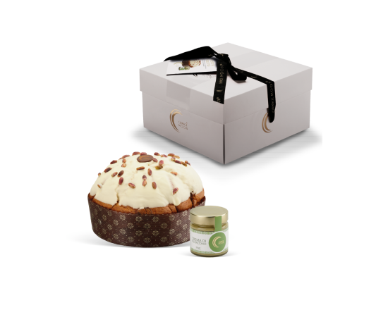 Panettone al Pistacchio con crema spalmabile 1 kg