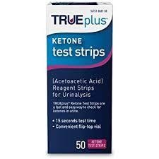 True Plus Ketone Urine Test Strips (50 ct)