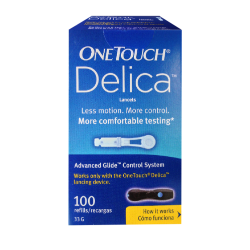 One Touch Delica Lancets 33G (100 count)
